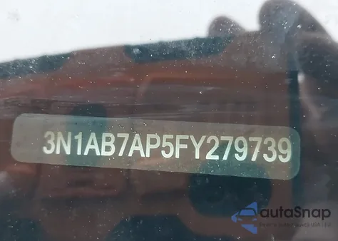 2015 Nissan Sentra Sv z USA, uszkodzony, nr VIN 3N1AB7AP5FY279739